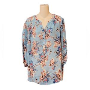 Sara Michelle‎ Plus Size 2X Floral Print Top